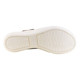Foto 5 | Sandalias Con Plataforma Exterior Piel Color Café Para Mujer De Rbcollection