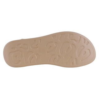 Foto 4 | Sandalias Con Plataforma Exterior Piel Vegana Color Beige Para Mujer De Rbcollection