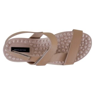 Foto 3 | Sandalias Con Plataforma Exterior Piel Vegana Color Café Para Mujer De Rbcollection
