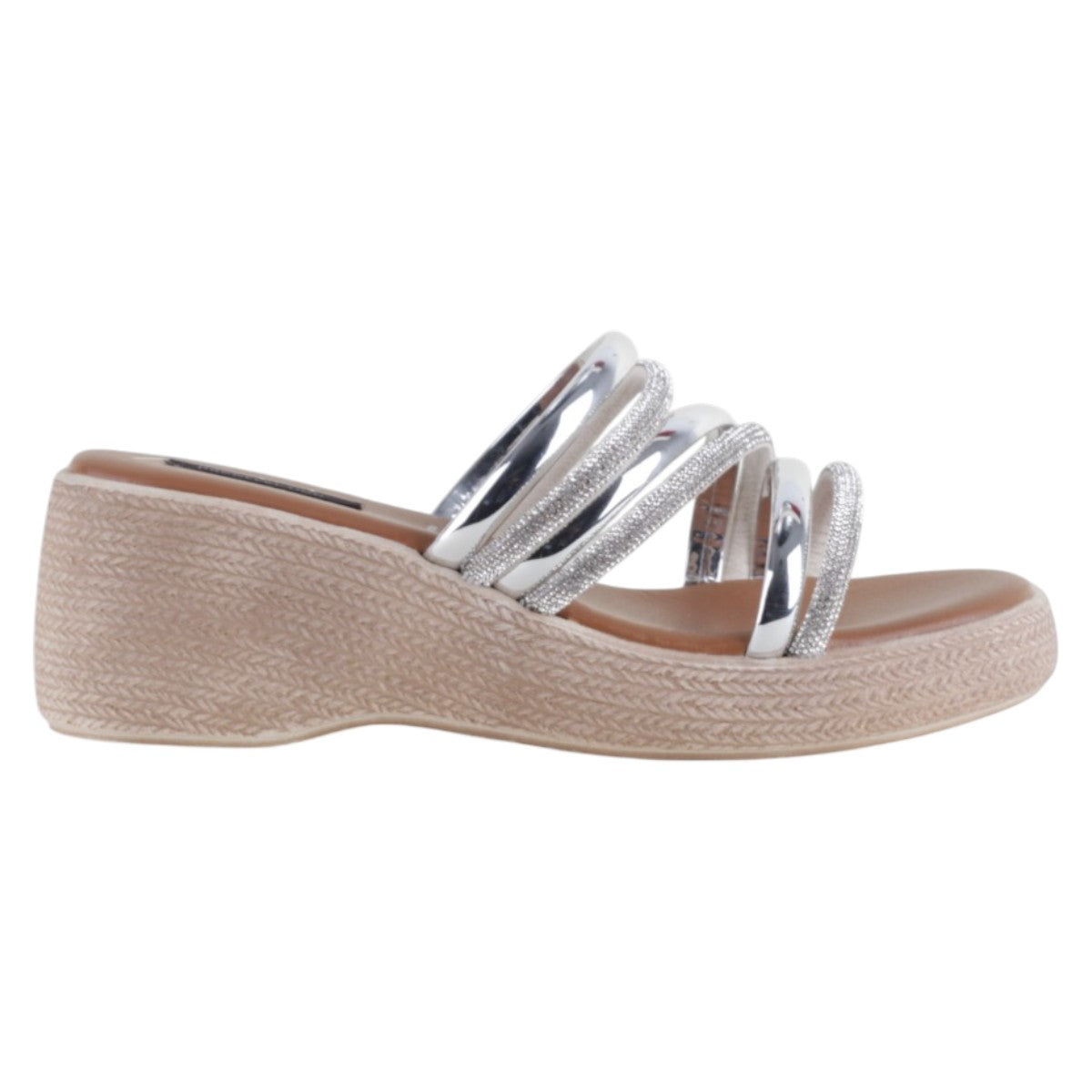 Foto 3 pulgar | Sandalias Con Plataforma Exterior Sintético Color Plata Para Mujer De Rbcollection