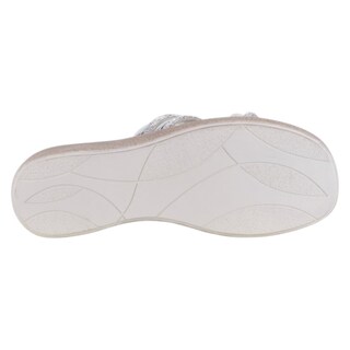 Foto 4 | Sandalias Con Plataforma Exterior Sintético Color Plata Para Mujer De Rbcollection