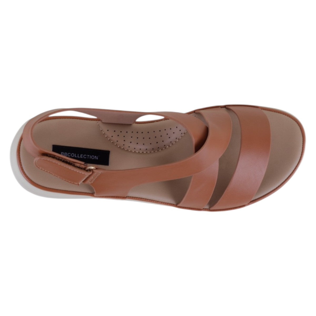 Foto 4 pulgar | Sandalias Con Plataforma Exterior Piel Vegana Color Café Para Mujer De Rbcollection