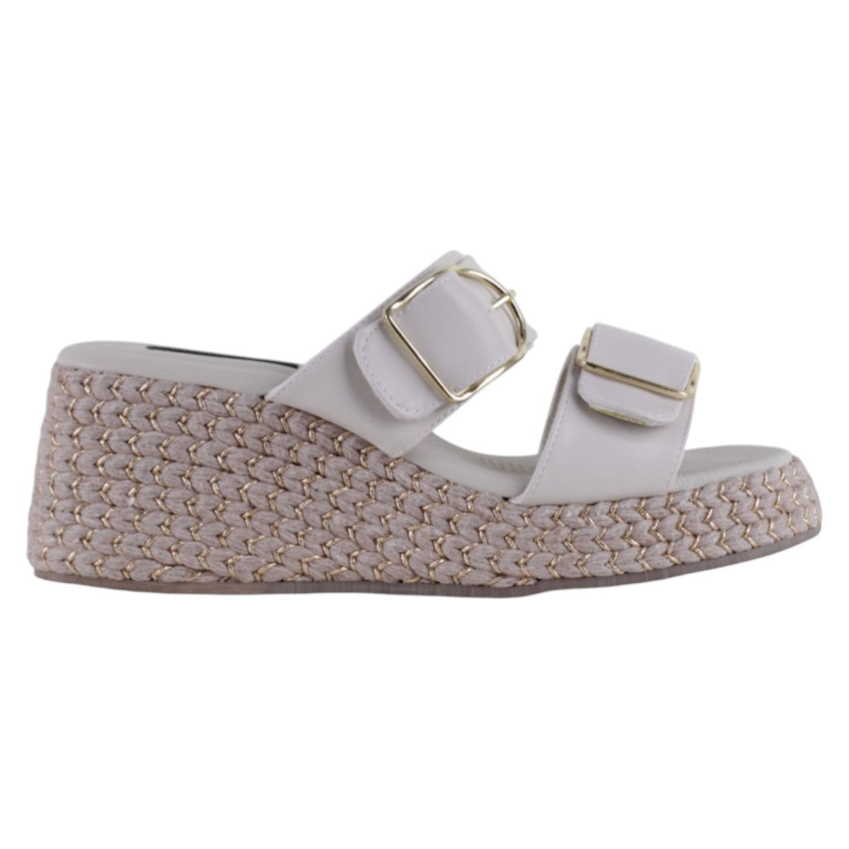Foto 3 pulgar | Sandalias Con Plataforma Exterior Piel Vegana Color Blanco Para Mujer De Rbcollection