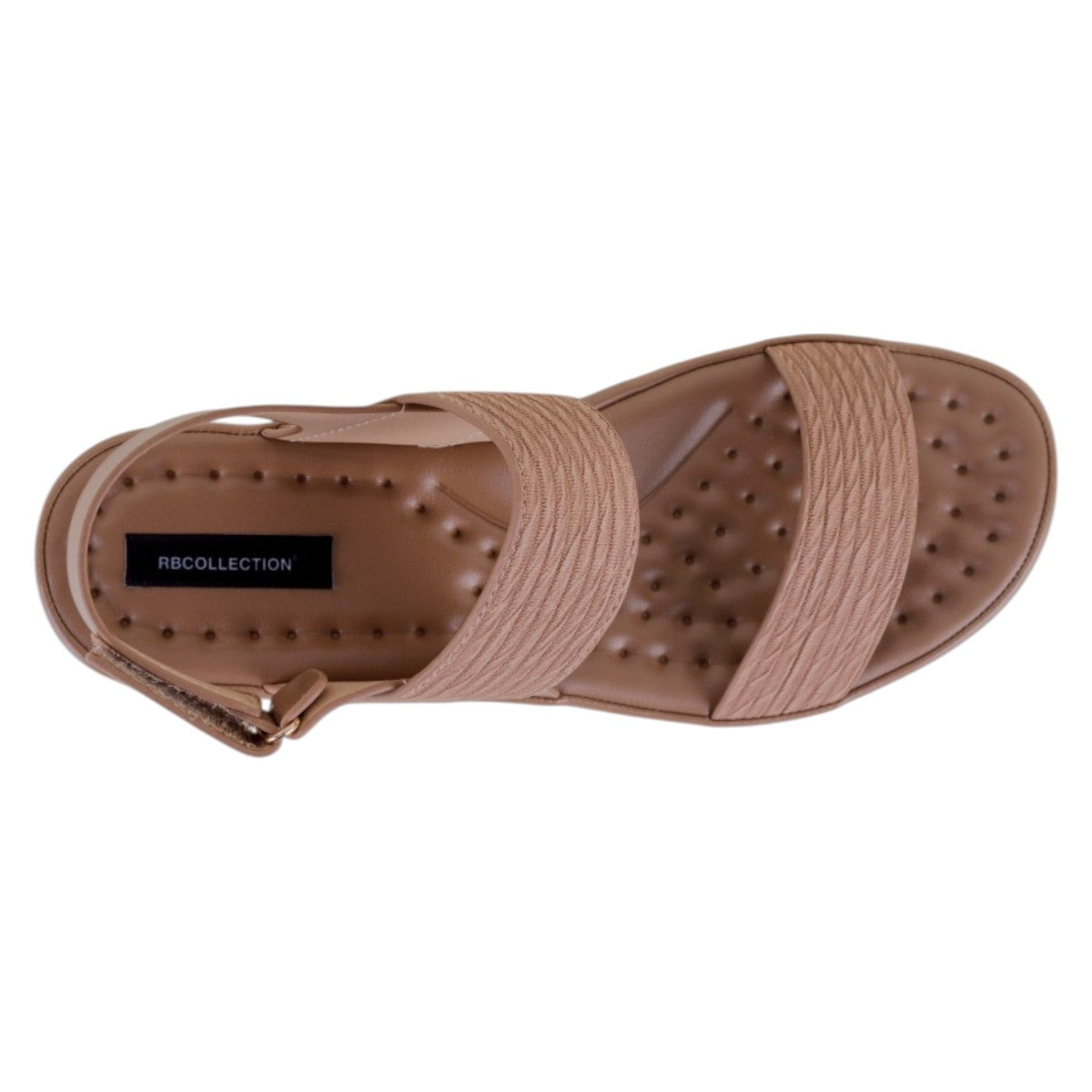 Foto 4 pulgar | Sandalias Con Plataforma Exterior Piel Vegana Color Café Para Mujer De Rbcollection