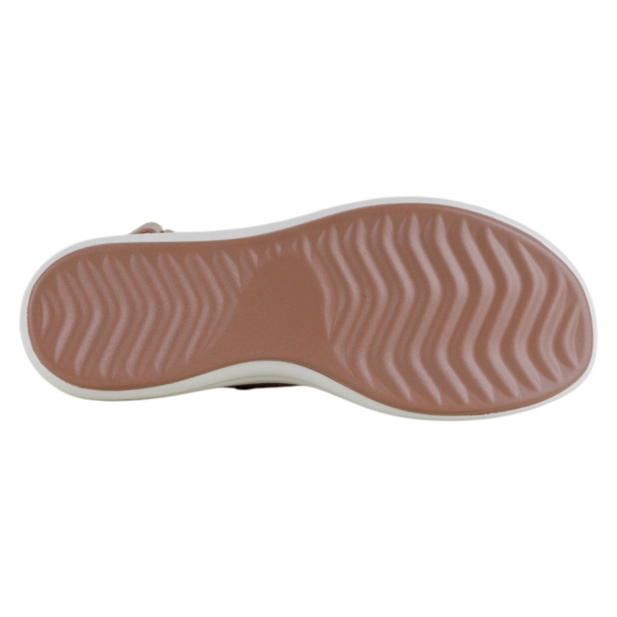 Foto 5 pulgar | Sandalias Con Plataforma Exterior Piel Vegana Color Café Para Mujer De Rbcollection