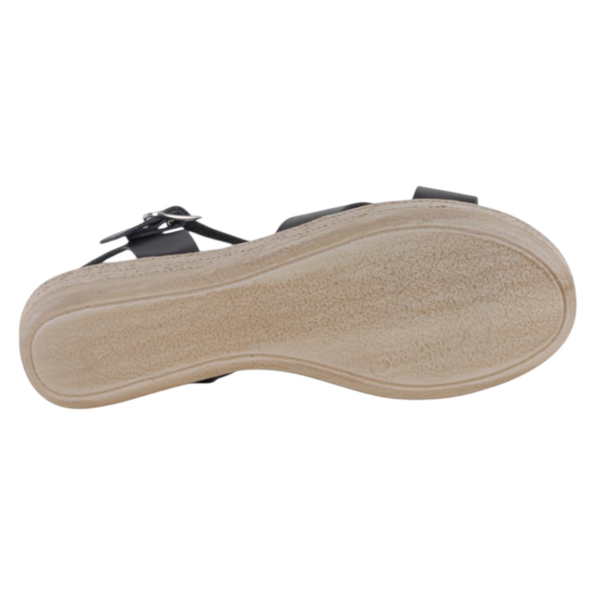 Foto 5 pulgar | Sandalias Con Plataforma Exterior Piel Vegana Color Negro Para Mujer De Rbcollection