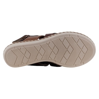 Foto 4 | Sandalias Con Plataforma Exterior Piel Vegana Color Café Para Mujer De Rbcollection
