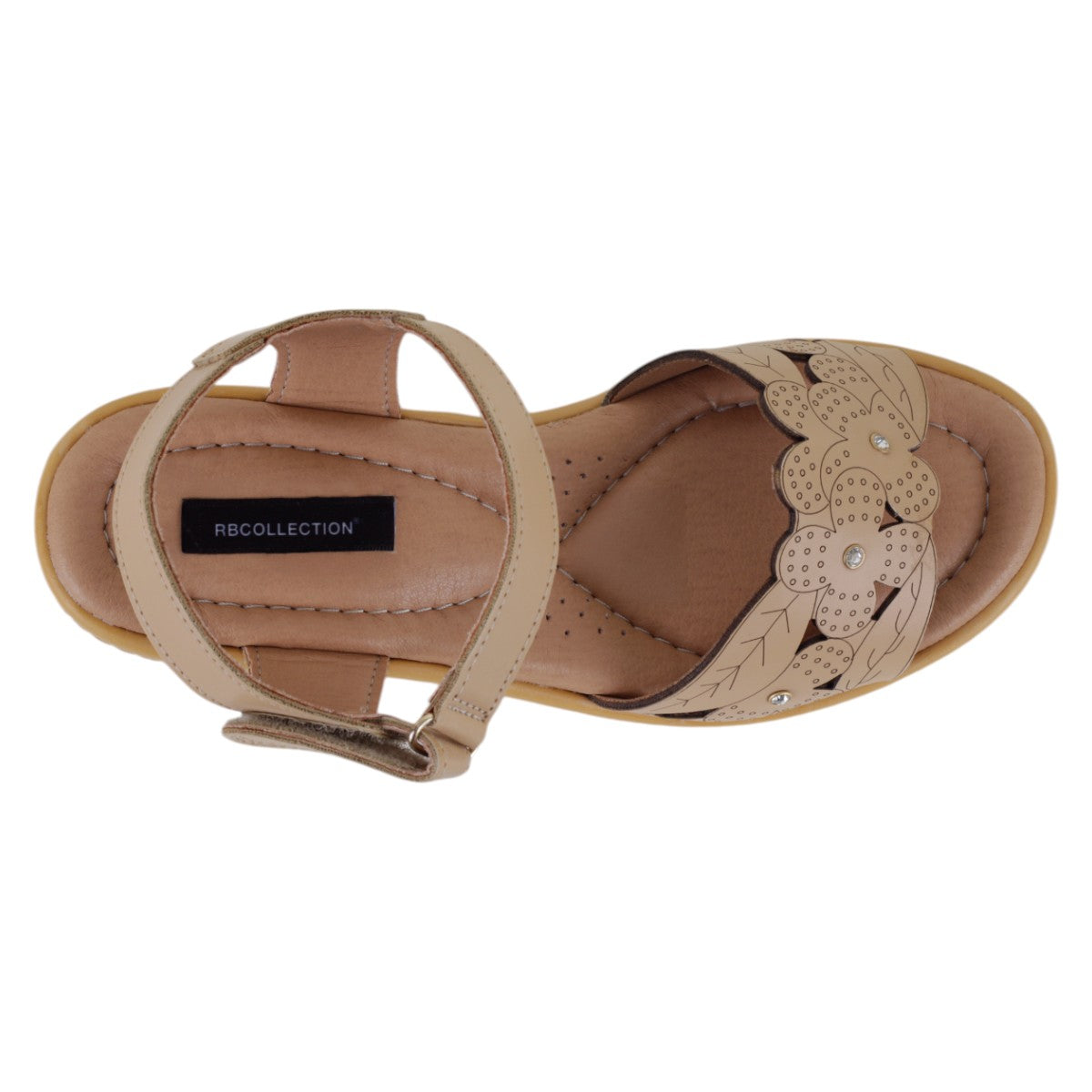 Foto 3 | Sandalias Con Plataforma Exterior Piel Vegana Color Café Para Mujer De Rbcollection