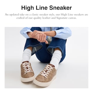 Foto 2 | Tenis Coach High Line Marrón para Mujer - Venta Internacional