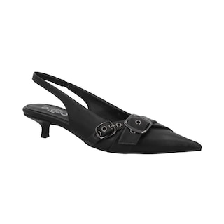 Foto 2 | Zapatillas Mujer Capa De Ozono Dama Clásicas Tacón Negro