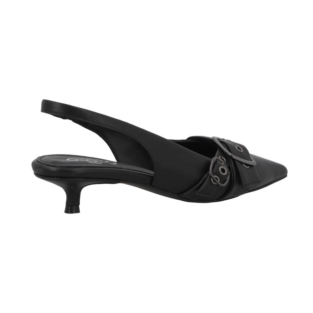 Foto 4 pulgar | Zapatillas Mujer Capa De Ozono Dama Clásicas Tacón Negro