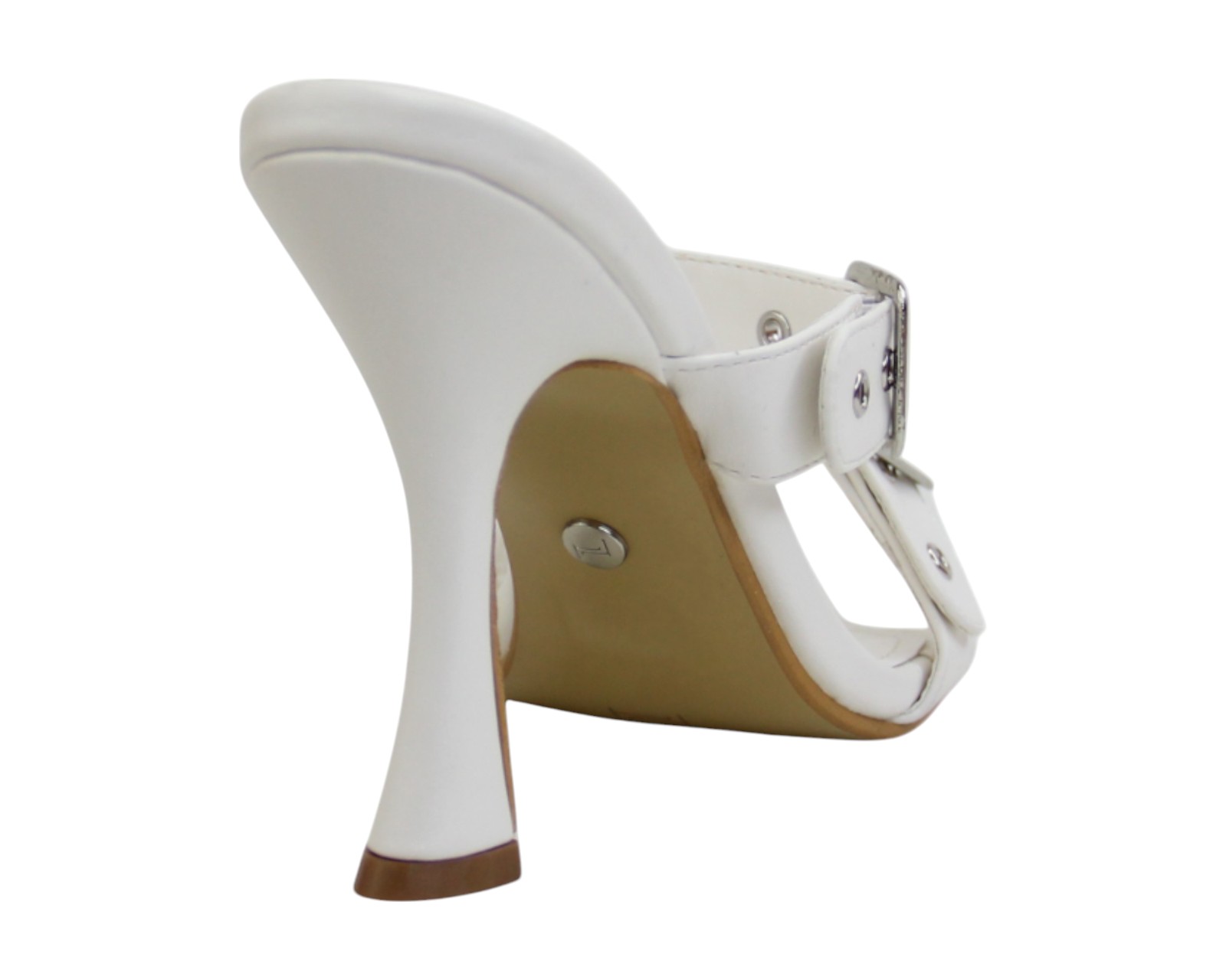 Foto 4 pulgar | Sandalia Tacón Para Mujer Lob Footwear Pu Blanco 92005026