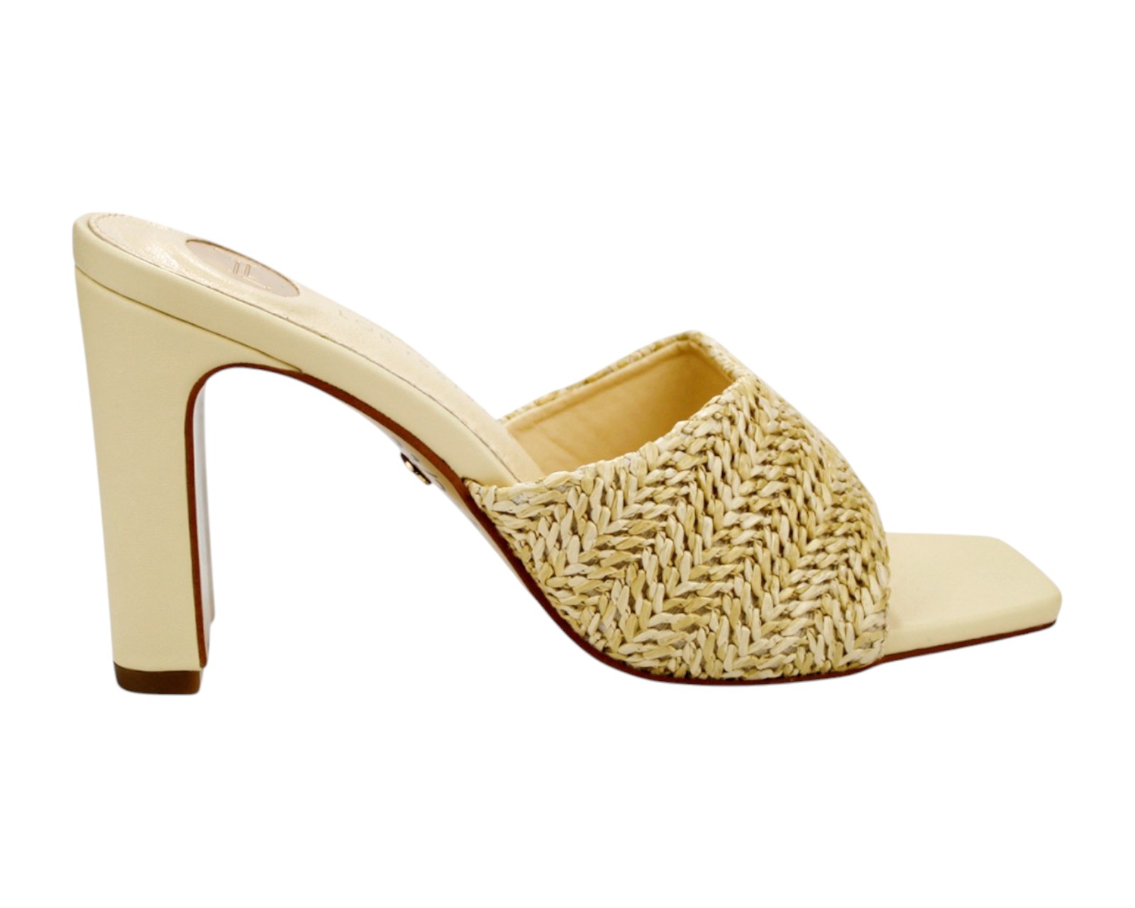 Foto 3 pulgar | Sandalia Tacón Para Mujer Lob Footwear Rafia Beige 90605050