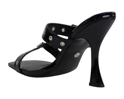Foto 4 | Sandalia Tacón Para Mujer Lob Footwear Pu Patent Negro 92005027