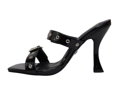 Foto 5 | Sandalia Tacón Para Mujer Lob Footwear Pu Patent Negro 92005027