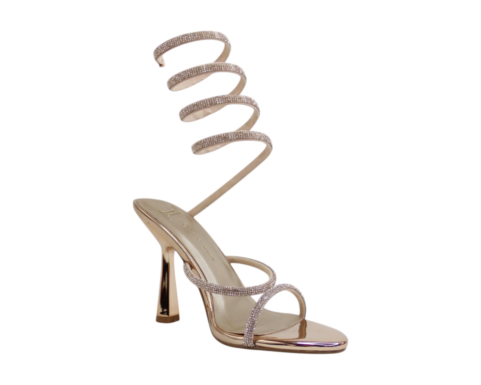 Foto 2 pulgar | Sandalia Tacón Para Mujer Lob Footwear Pu Rosa 92505001