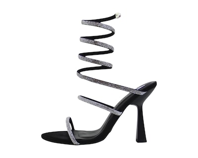 Foto 5 | Sandalia Tacón Para Mujer Lob Footwear Pu Negro 92505002