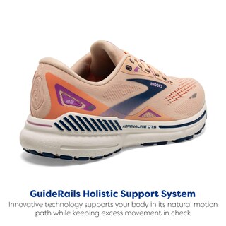 Foto 3 | Zapatillas Para Correr Brooks Adrenaline Gts 23 Para Mujer, Color Azul Albaricoque 8.5 - Venta Internacional.
