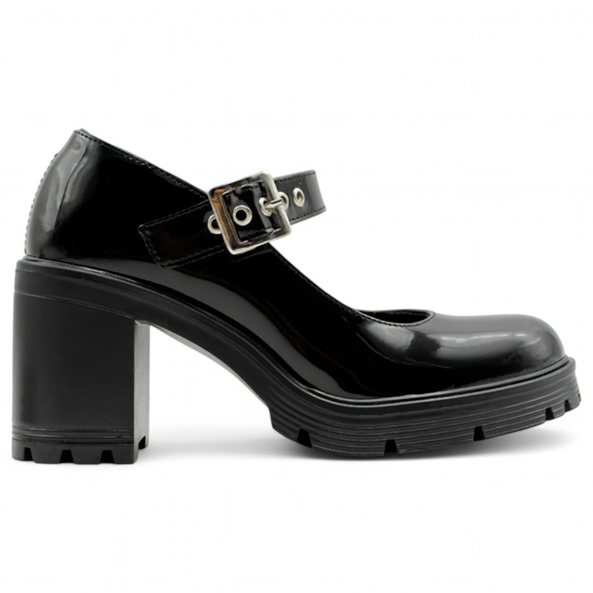 Foto 4 pulgar | Zapatillas Exterior Charol Color Negro Para Mujer De Rbcollection