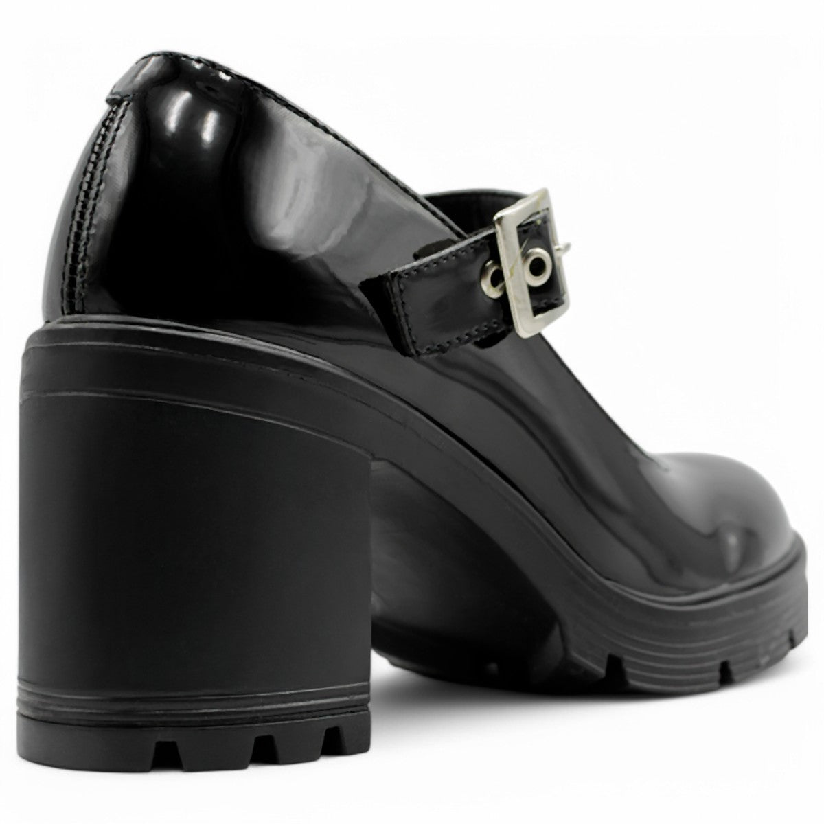 Foto 5 pulgar | Zapatillas Exterior Charol Color Negro Para Mujer De Rbcollection
