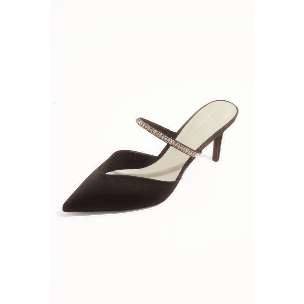 Zapatilla Tacón Bajo David's Bridal Negro