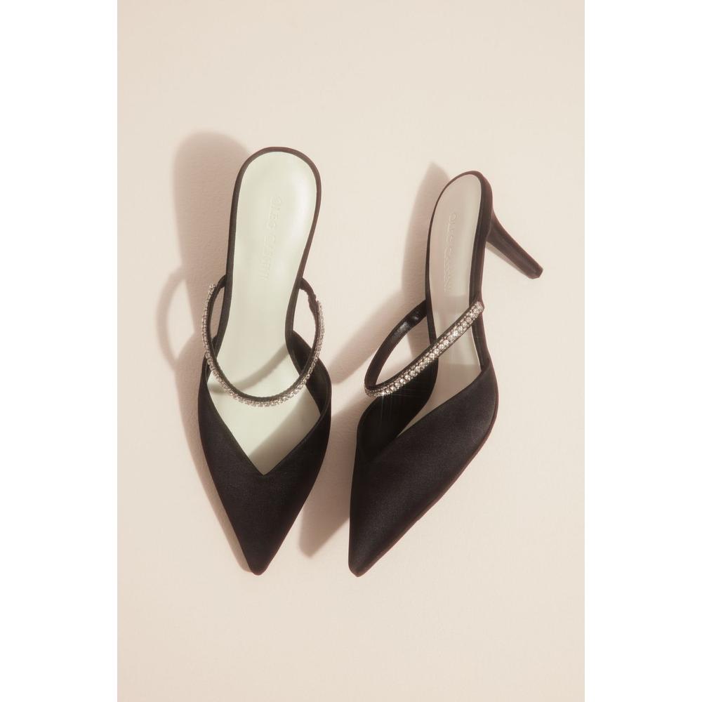 Foto 4 pulgar | Zapatilla Tacón Bajo David's Bridal Negro