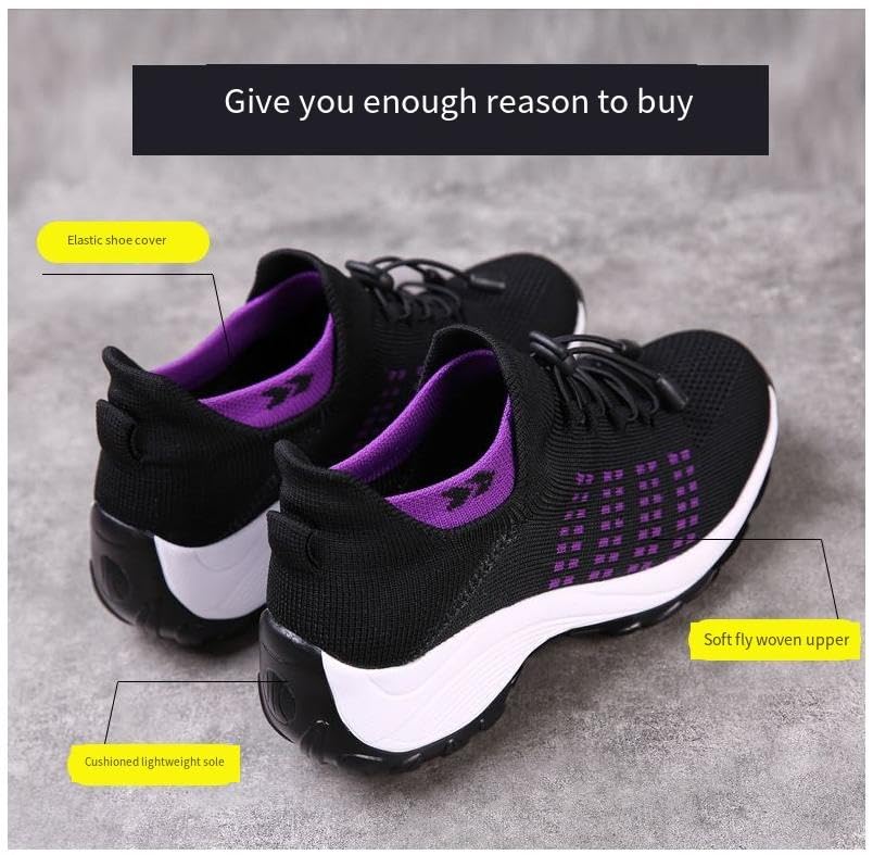 Foto 4 pulgar | Zapatos Comfort Wear Orthowear Para Mujer, Color Morado, Talla 7.5 - Venta Internacional.