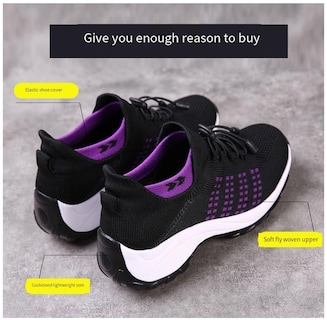 Foto 3 | Zapatos Comfort Wear Orthowear Para Mujer, Color Morado, Talla 7.5 - Venta Internacional.