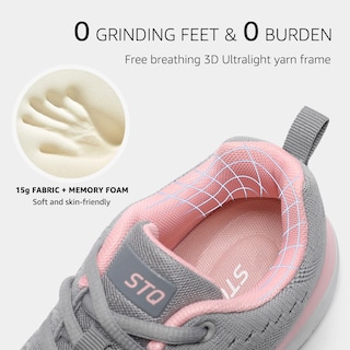 Foto 5 | Zapatos Para Caminar Stq Ultraligeros Y Transpirables Para Mujer - Venta Internacional.