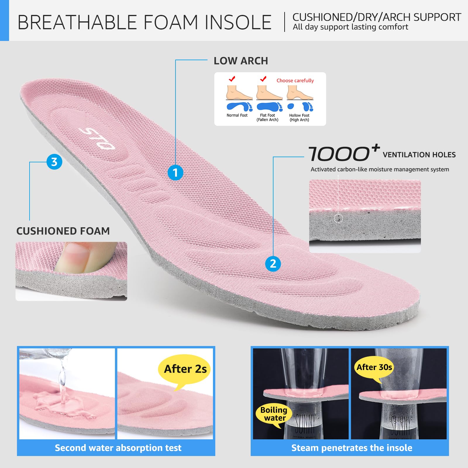 Foto 8 pulgar | Zapatos Para Caminar Stq Ultraligeros Y Transpirables Para Mujer - Venta Internacional.
