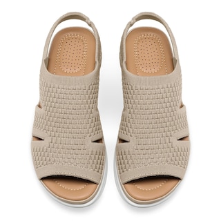 Foto 3 | Sandalias De Senderismo Mysoft Para Mujer, Sin Cordones, Con Plataforma Con Cojín Inflable - Venta Internacional.