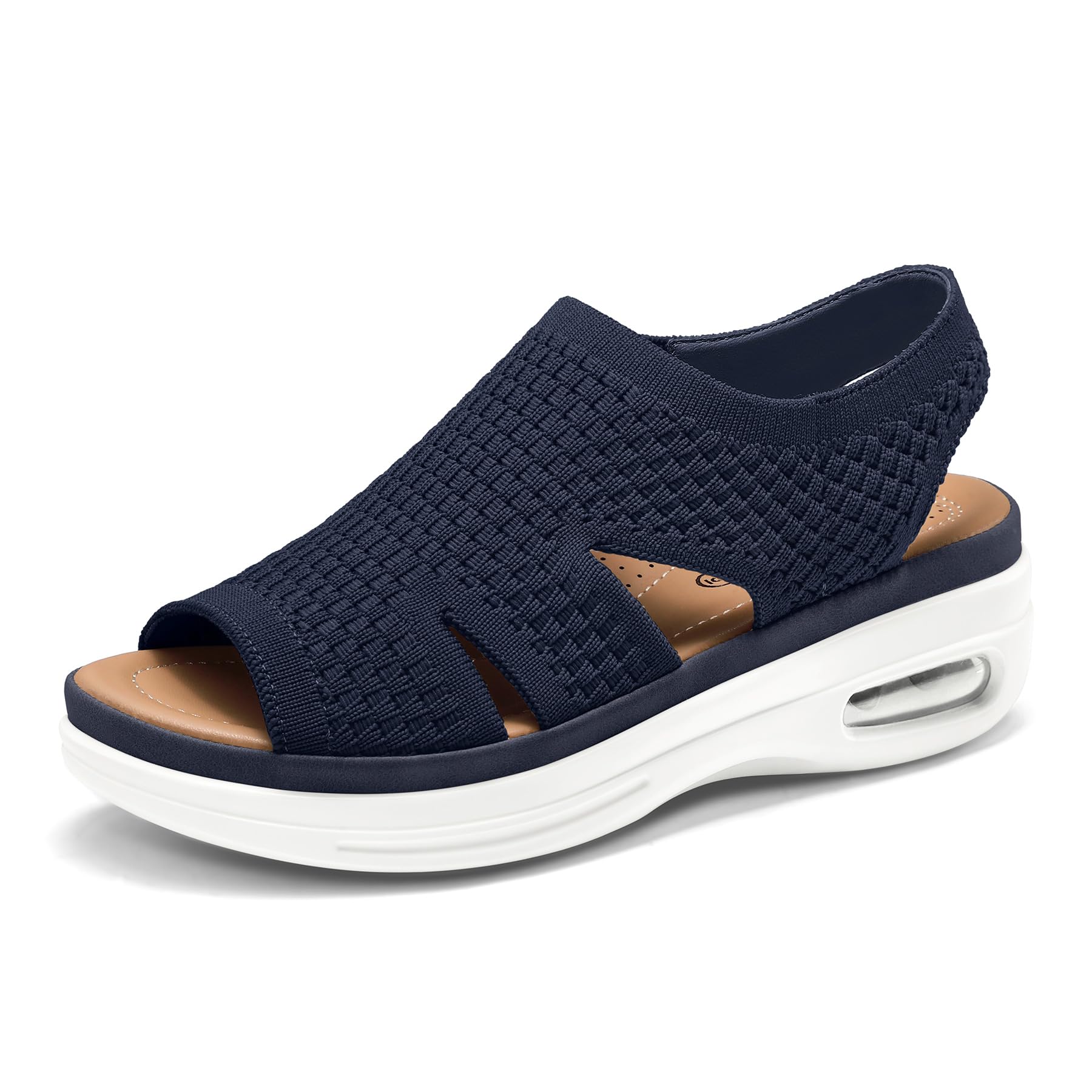 Foto 1 | Sandalias De Senderismo Mysoft Para Mujer, Sin Cordones, Con Plataforma Con Cojín Inflable - Venta Internacional.