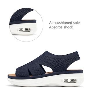 Foto 2 | Sandalias De Senderismo Mysoft Para Mujer, Sin Cordones, Con Plataforma Con Cojín Inflable - Venta Internacional.
