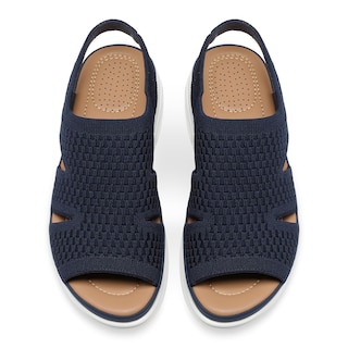 Foto 3 | Sandalias De Senderismo Mysoft Para Mujer, Sin Cordones, Con Plataforma Con Cojín Inflable - Venta Internacional.
