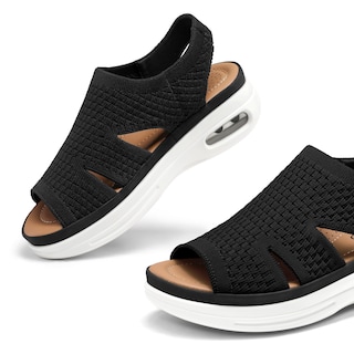 Foto 4 | Sandalias De Senderismo Mysoft Para Mujer, Sin Cordones, Con Plataforma Con Cojín Inflable - Venta Internacional.