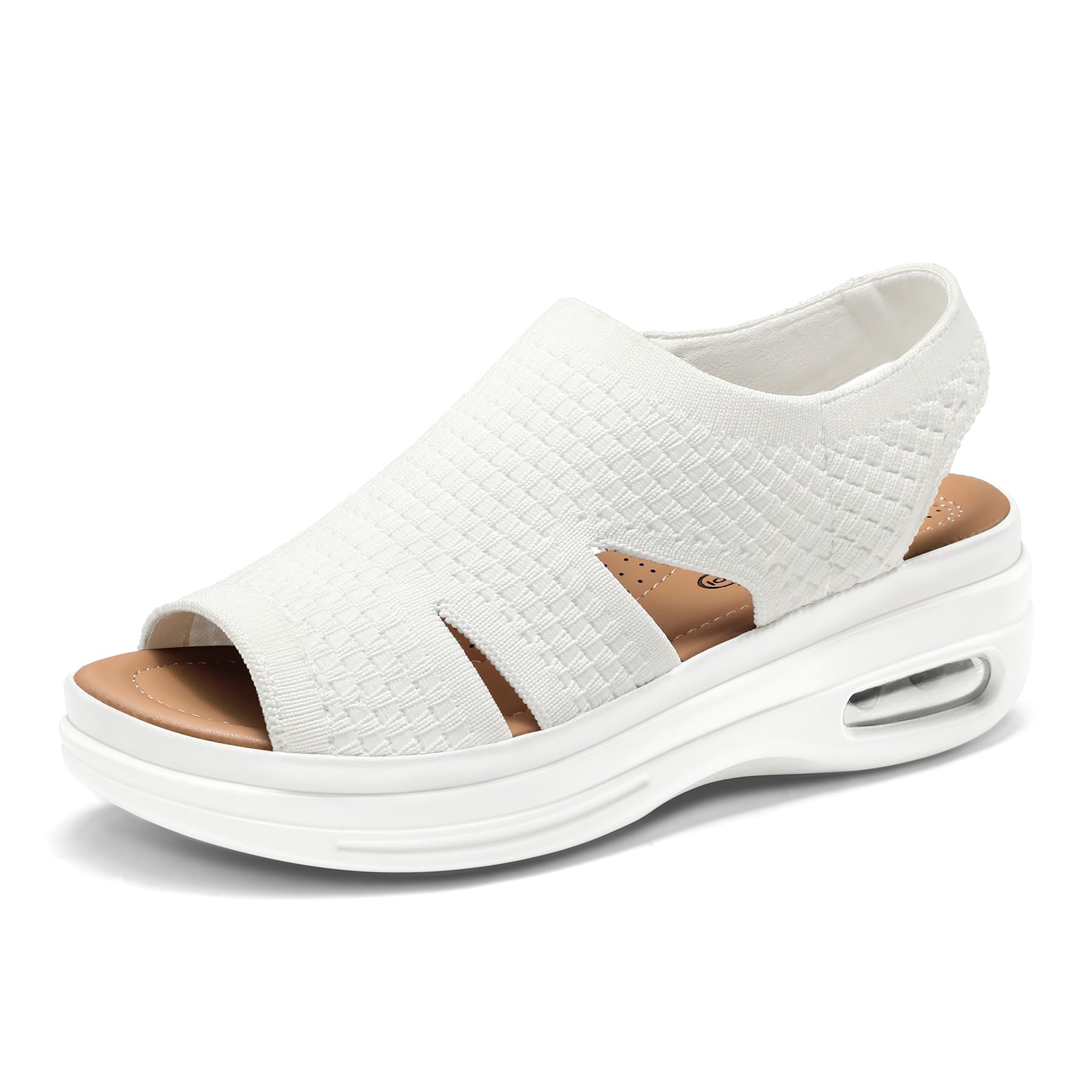 Foto 2 pulgar | Sandalias De Senderismo Mysoft Para Mujer, Sin Cordones, Con Plataforma Con Cojín Inflable - Venta Internacional.
