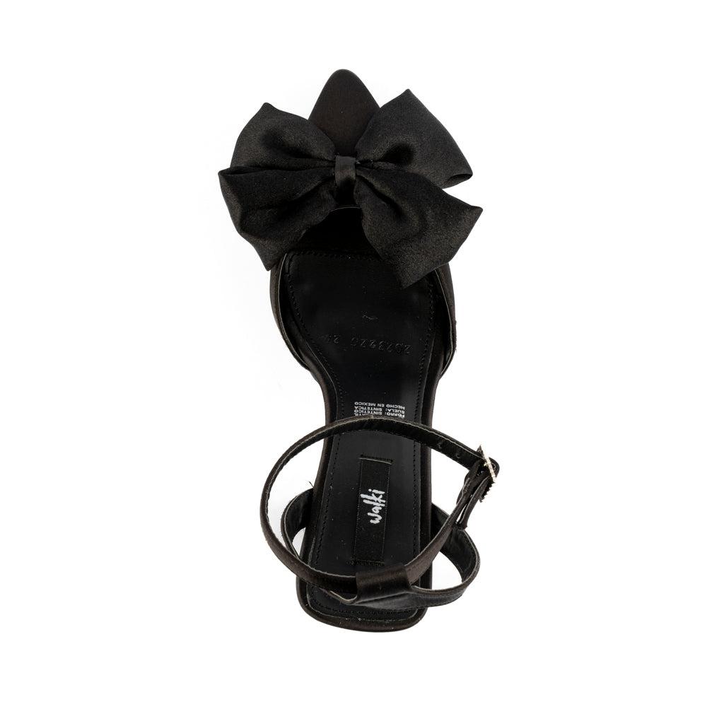 Foto 5 pulgar | Zapatilla Mule Puntal Casual 9cm Para Mujer Walki Mafer Negro