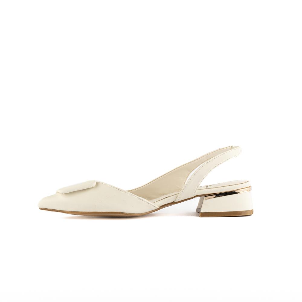 Foto 2 pulgar | Zapatilla Mule Puntal Casual 4cm Para Mujer Walki Sujey Beige