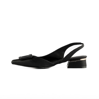 Foto 1 | Zapatilla Mule Puntal Casual 4cm Para Mujer Walki Sujey Negro