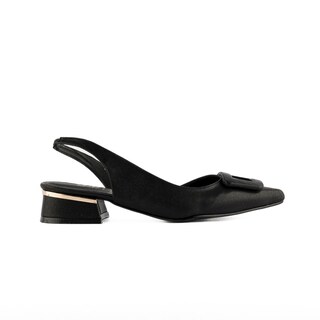 Foto 2 | Zapatilla Mule Puntal Casual 4cm Para Mujer Walki Sujey Negro