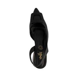 Foto 3 | Zapatilla Mule Puntal Casual 4cm Para Mujer Walki Sujey Negro