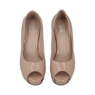 Foto 4 | Zapatilla Tacón Mujer Formales Head Over Heels Beige