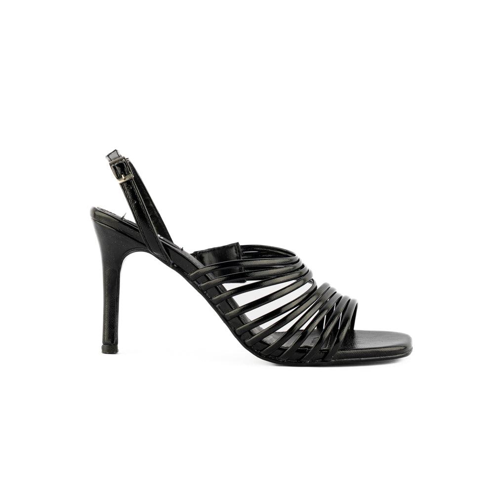 Foto 2 pulgar | Sandalia Tacón 10cm Multi Tiritas Elegante De Mujer Walki Sasha Negro