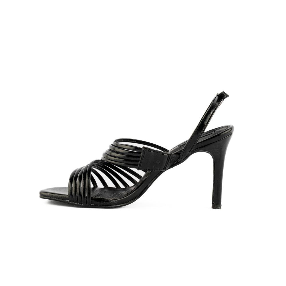 Foto 6 pulgar | Sandalia Tacón 10cm Multi Tiritas Elegante De Mujer Walki Sasha Negro