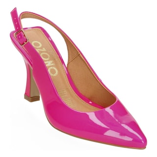 Foto 1 | Zapatillas Fucsia Ozono Dama Mujer Stiletto Fucsia