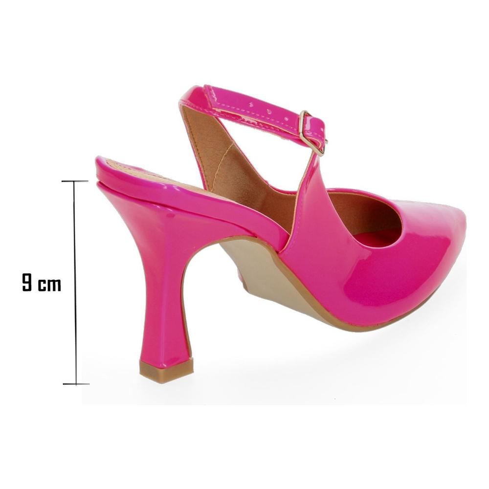 Foto 6 pulgar | Zapatillas Fucsia Ozono Dama Mujer Stiletto Fucsia