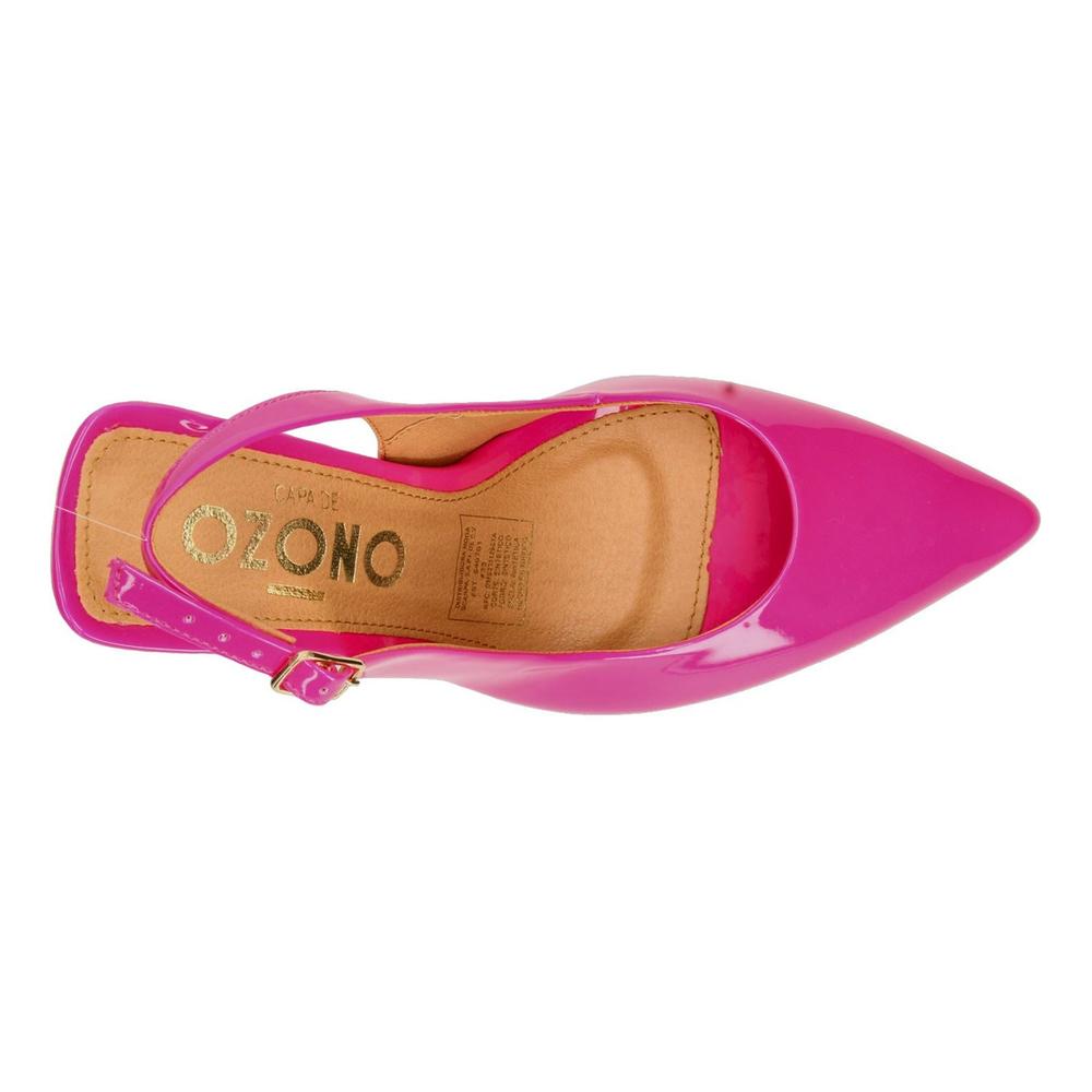 Foto 9 pulgar | Zapatillas Fucsia Ozono Dama Mujer Stiletto Fucsia