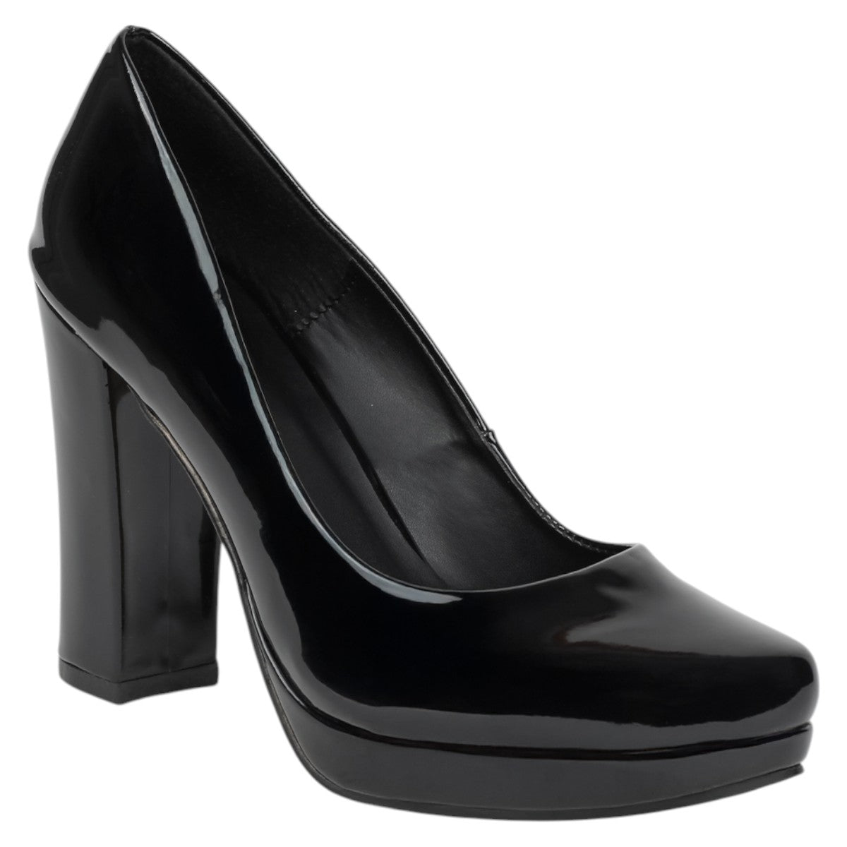 Foto 1 | Zapatillas Exterior Charol Color Negro Para Mujer De Rbcollection