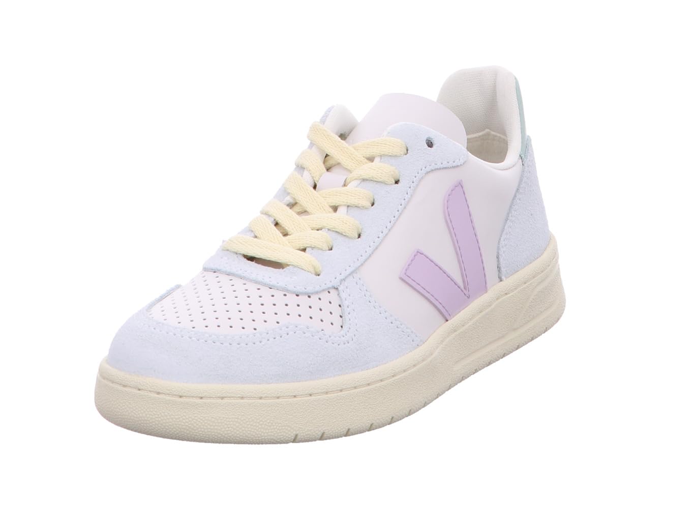Foto 2 pulgar | Zapatilla Veja V-10 Para Mujer Gravel/parme/menthol, Talla 8 - Venta Internacional.