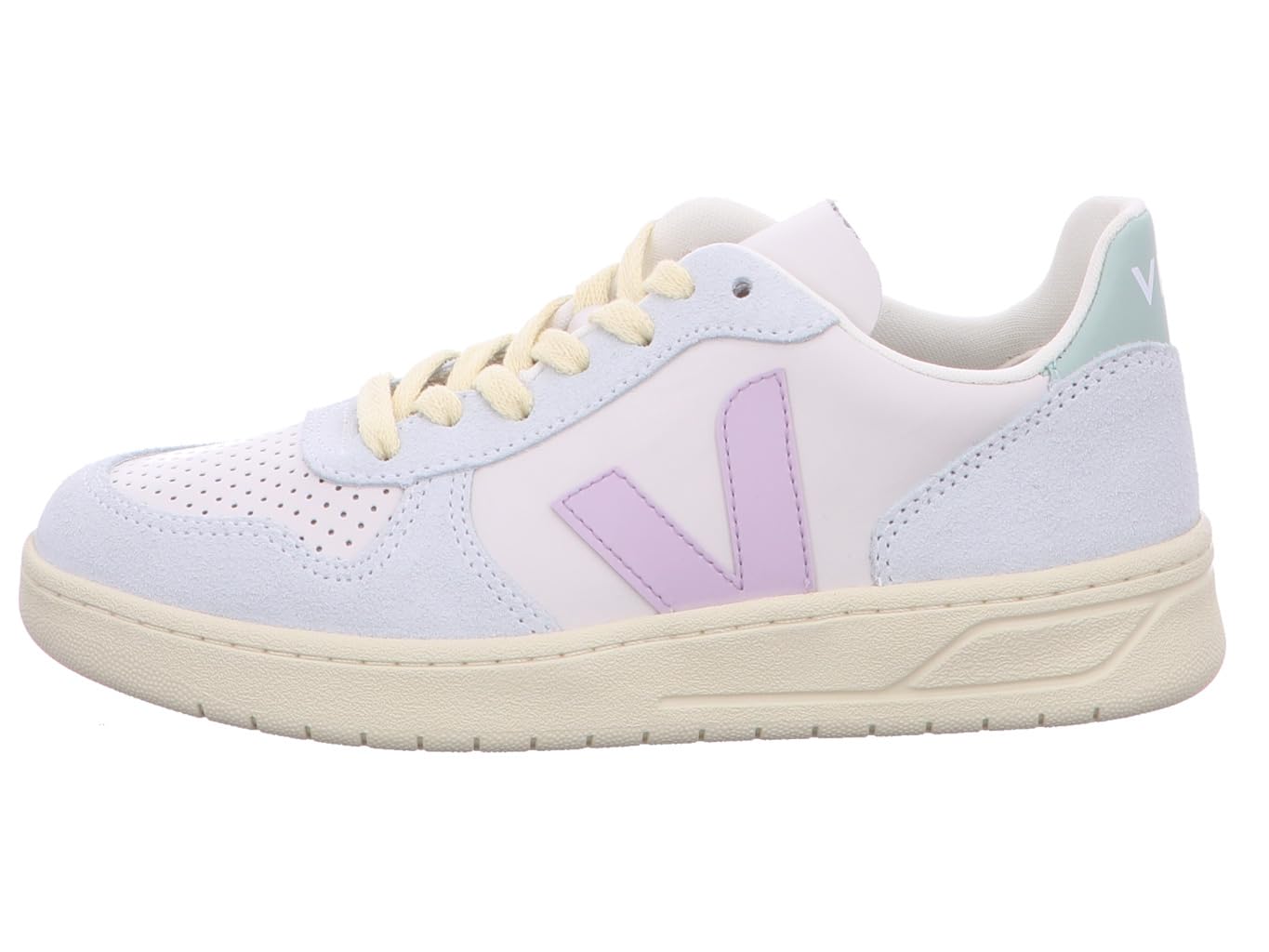 Foto 4 pulgar | Zapatilla Veja V-10 Para Mujer Gravel/parme/menthol, Talla 8 - Venta Internacional.